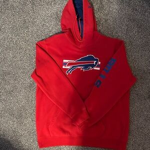 Red Buffalo bills Logo Hoodie - new era